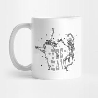 Yee Haw Dancing Skeletons Mug